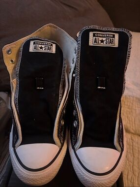 Converse Black High Top All Star Sneakers